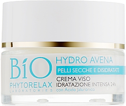 Feuchtigkeitsspendende Gesichtscreme mit Bio Hafer und Hyaluronsäure für trockene und dehydrierte Haut - Phytorelax Laboratories Bio Phytorelax Hydro Avena Face Cream — Bild N2