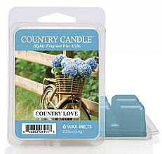 Düfte, Parfümerie und Kosmetik Tart-Duftwachs Country Love - Country Candle Country Love Mini Wax Melts
