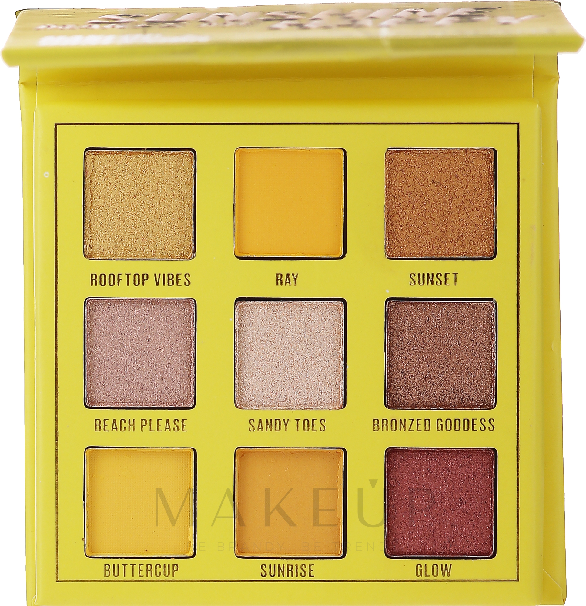 Lidschattenpalette 9 Farben - Makeup Obsession Shadow Palette — Bild Sunshine Makes Me Happy