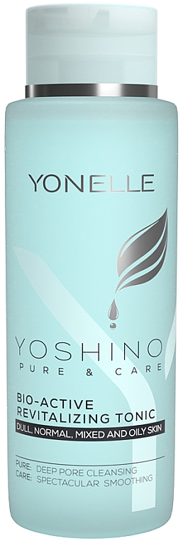 Regenerierendes Gesichtstonikum für stumpfe, normale, fettige und Mischhaut - Yonelle Yoshino Pure & Care Bio-Active Revitalizing Tonic — Bild N1