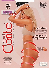 Düfte, Parfümerie und Kosmetik Strumpfhose für Damen Active Soft 20 Den Grafit - Conte