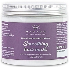 Düfte, Parfümerie und Kosmetik Glättende Haarmaske - Mawawo Smoothing Hair Mask