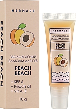 Feuchtigkeitsspendender Lippenbalsam - Mermade Peach Beach SPF 6 — Bild N2