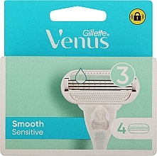Düfte, Parfümerie und Kosmetik Ersatz-Rasierkassetten 4 St. - Gillette Venus Smooth Sensitive