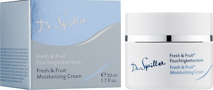 Leichte Feuchtigkeitscreme für das Gesicht - Dr. Spiller Fresh & Fruit Moisturizing Cream — Bild N2