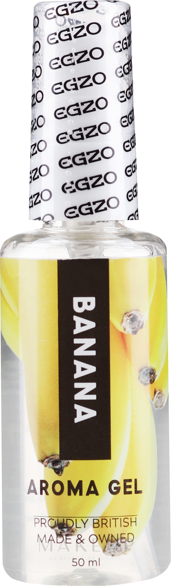 Essbares orales Gleitgel auf Wasserbasis Banane - Egzo Aroma Gel Banana — Bild 50 ml