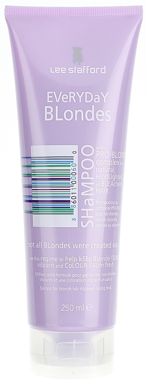 Mildes Basis-Shampoo für alle Haartypen - Lee Stafford Everyday Blondes Shampoo With Pro Blonde Complex