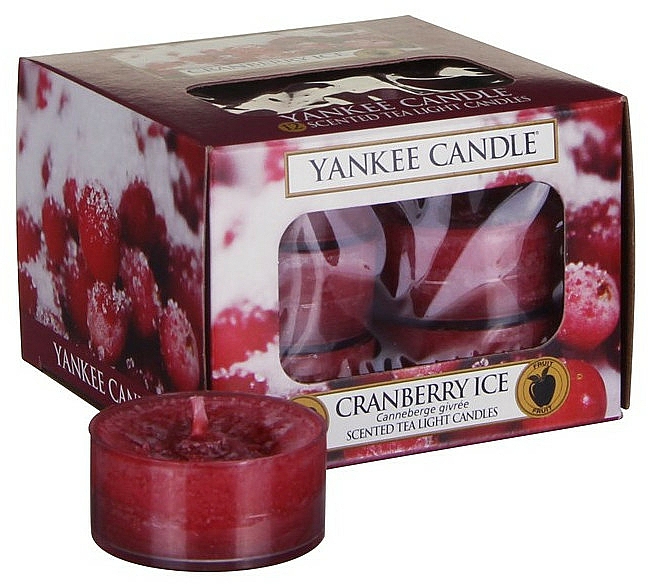 Teelichter Cranberry Ice - Yankee Candle Scented Tea Light Candles Cranberry Ice