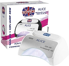 Düfte, Parfümerie und Kosmetik CCFL/LED Lampe für Nageldesign weiß - Ronney Profesional Alice Nail CCFL+LED 48w (GY-LCL-015D) Lamp