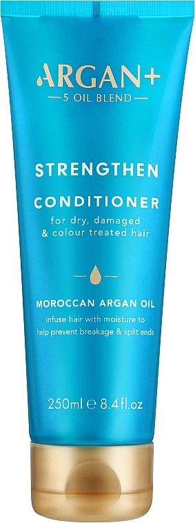 Conditioner für trockenes, geschädigtes und gefärbtes Haar mit Arganöl - Argan+ Strengthen Conditioner Morocco Argan Oil — Bild N1