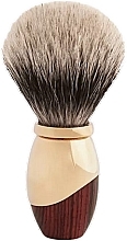 Düfte, Parfümerie und Kosmetik Rasierbürste grau - Plisson European Grey Shaving Brush