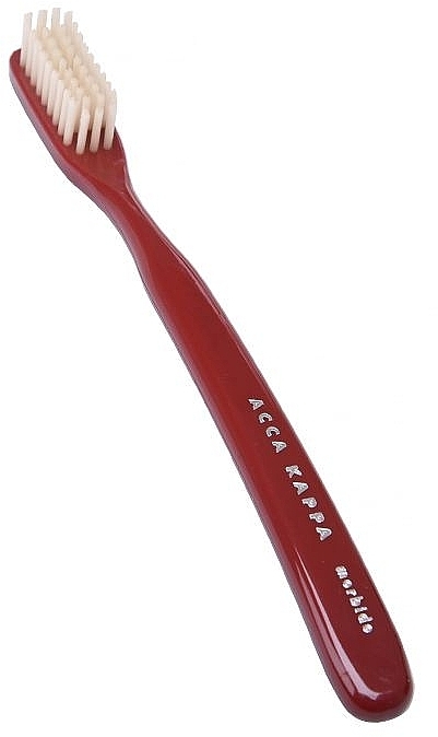 Zahnbürste mittel bordeauxrot - Acca Kappa Vintage Collection Toothbrush Pure Bristle Medium — Bild N1