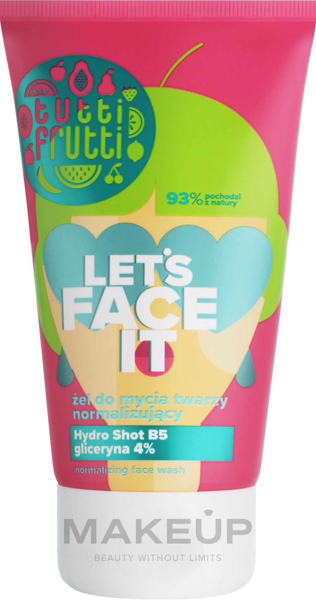Normalisierendes Gesichtsreinigungsgel - Farmona Tutti Frutti Let`s Face It Normalizing Face Wash  — Bild 150 ml