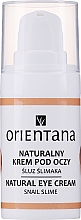 Düfte, Parfümerie und Kosmetik Augencreme für Tag und Nacht mit Schneckenextrakt - Orientana Natural Snail Eye Cream