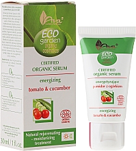 Verjüngendes Gesichtsserum mit Tomaten und Gurken 35+ - Ava Laboratorium Eco Garden Certified Organic Serum Tomato & Cucumber — Bild N1