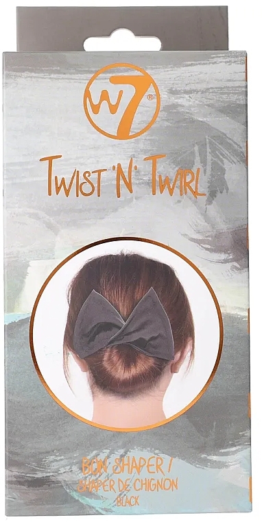 Dutt-Haarband schwarz - W7 Twist 'N' Twirl Bun Shaper Black  — Bild N2