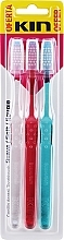Zahnbürsten-Set - Kin Cepillo Dental Soft Toothbrush (Zahnbürste 3 St.)  — Bild N1