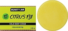 Verjüngendes Körperpeeling - Beauty Jar Citrus Fiji Rejuvenating Solid Body Scrub  — Bild N1