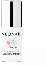 Düfte, Parfümerie und Kosmetik Basis für Maniküre & Pediküre - NeoNail Professional +Proteins Rubber Base Manicure & Pedicure