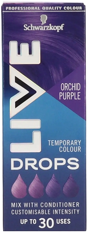 Haarfärbetropfen - Live Drops Orchid Purple Temporary Color — Bild N1