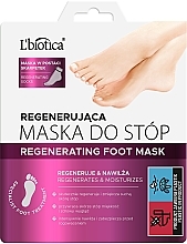 Düfte, Parfümerie und Kosmetik Regenerierende Fußmaske - L'biotica Home Spa