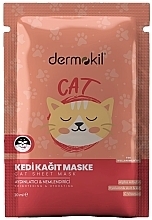 Düfte, Parfümerie und Kosmetik Tuchmaske für das Gesicht Katze - Dermokil Cat Sheet Mask