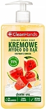 Düfte, Parfümerie und Kosmetik Flüssige Creme-Handseife Wassermelone - Clean Hands Creamy Hand Soap 