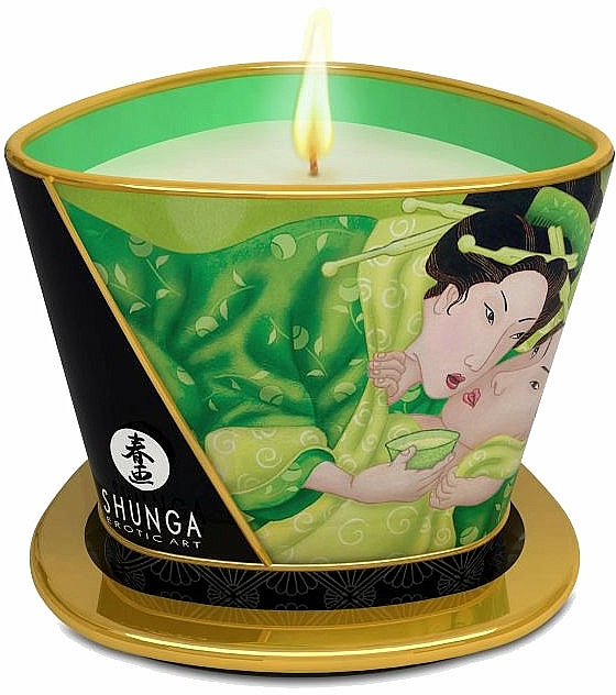 Massagekerze Grüner Tee - Shunga Massage Candle Zenitude Exotic Green Tea — Bild N2