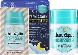 Feuchtigkeitsspendende Gesichtscreme für die Nacht - Look At Me Teen Again Night Cream — Bild N2