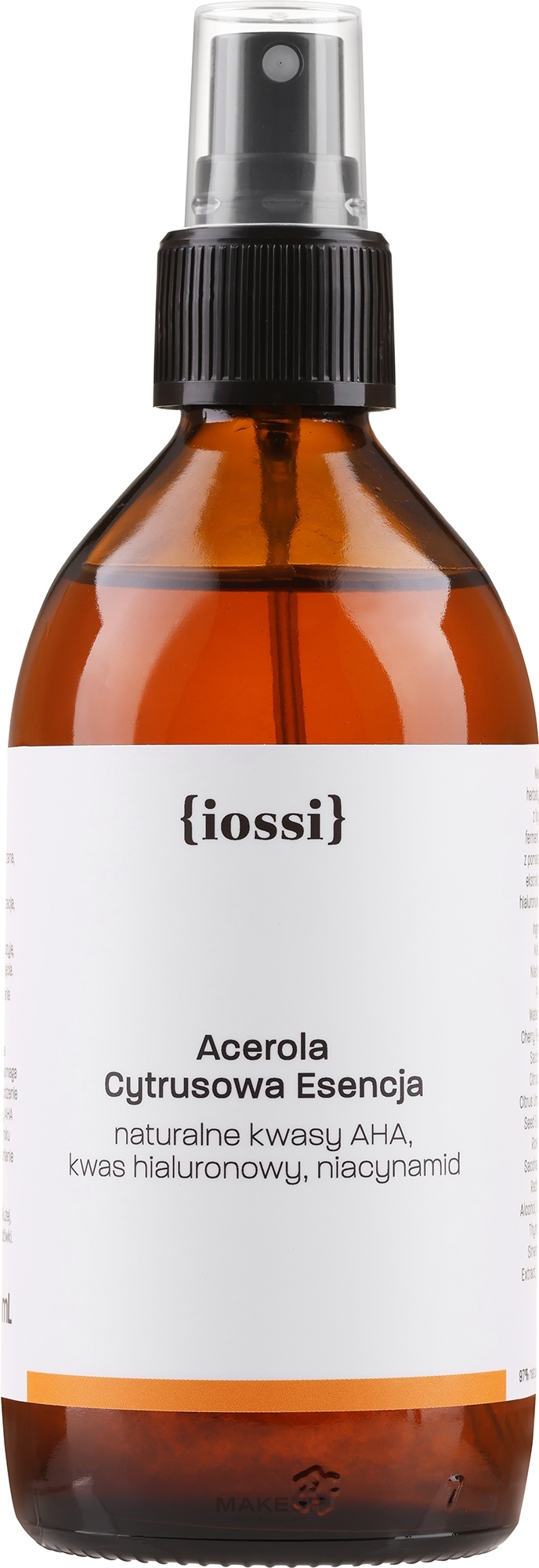 Acerola Gesichtsessenz mit AHA-Säuren, Hyaluronsäure und Niacinamid - Iossi Acerola Essence — Bild 200 ml