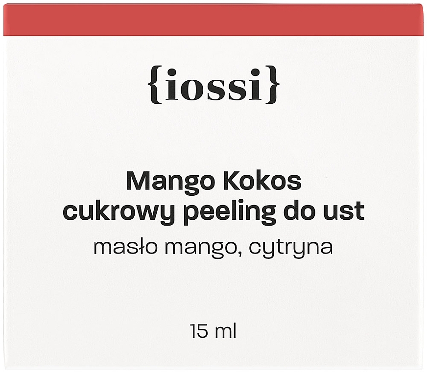 Lippenpeeling Mango & Kokos - Iossi Lip Scrub Mango Cocos — Bild N3