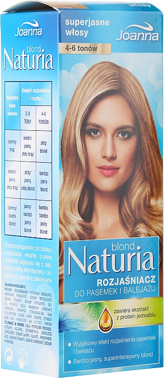 Aufheller für Haarsträhnen und Balayage - Joanna Hair Naturia Blond — Bild N1