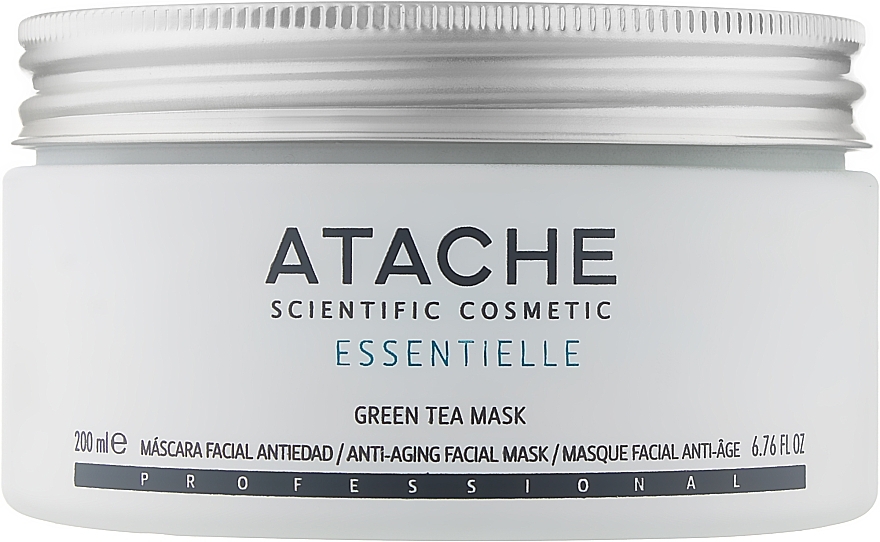 Revitalisierende und beruhigende Gesichtsmaske mit Grüntee-Extrakt - Atache Essentielle Reafirming Mask Green Tea — Bild N1