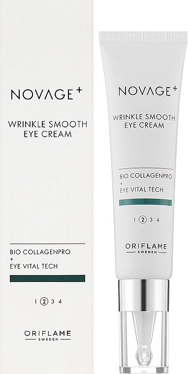 Creme für die Haut um die Augen gegen Pigmentflecken - Oriflame Novage+ Bright Intense Eye Cream  — Bild N2