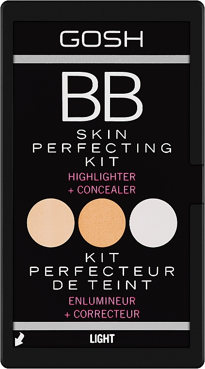 BB Palette mit Highlighter & Concealer - Gosh BB Skin Perfecting Kit — Bild N2