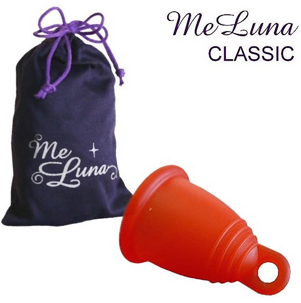 Menstruationstasse Größe M rot - MeLuna Classic Menstrual Cup — Bild N1