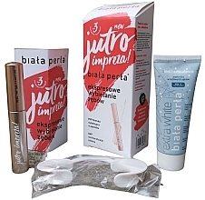 Set zur Express-Zahnaufhellung  - Biala Perla Jutro impreza! (Zahnpasta 30ml + Zahngel 8ml)  — Bild N2