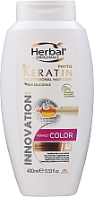 Düfte, Parfümerie und Kosmetik Aufweichende Maske mit Keratin für gefärbtes Haar - Herbal Hispania Phyto Keratin Perfect Color Express Mask