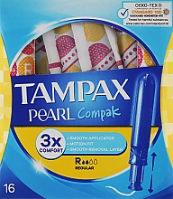 Düfte, Parfümerie und Kosmetik Tampons mit Applikator 16 St. - Tampax Pearl Compak Regular