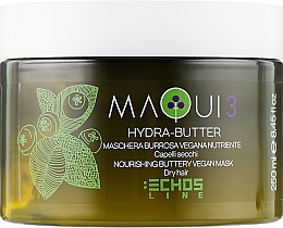 Düfte, Parfümerie und Kosmetik Nährende butterige Vegan-Maske für trockenes Haar - Echosline Maqui 3 Nourishing Buttery Vegan Mask
