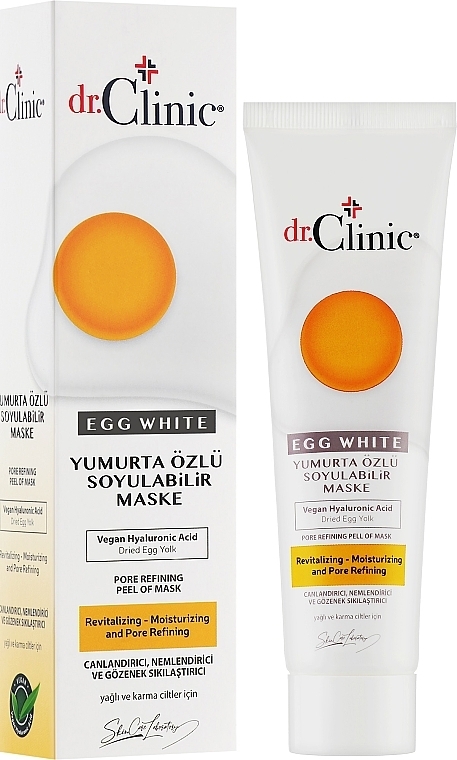 Revitalisierende Gesichtsmaske mit Eiweiß - Dr. Clinic Pore Refining Peef Of Mask — Bild N2