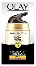 Düfte, Parfümerie und Kosmetik Feuchtigkeitsspendende BB Gesichtscreme SPF 15 - Olay Total Effects BB Cream SPF15