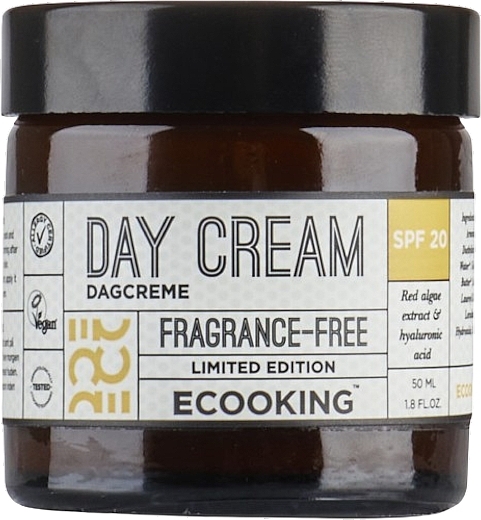 Tagescreme für das Gesicht - Ecooking Day Cream Fragrance Free SPF 20  — Bild N1