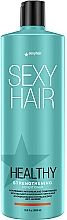 Regenerierende und festigende Haarspülung mit Aloe Vera und Mangobutter - SexyHair HealthySexyHair Strengthening Conditioner — Bild N1