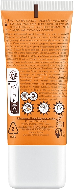 Sonnenschutzcreme für das Gesicht SPF 50+ - Avene Solaire B-Protect SPF 50+ — Bild N2