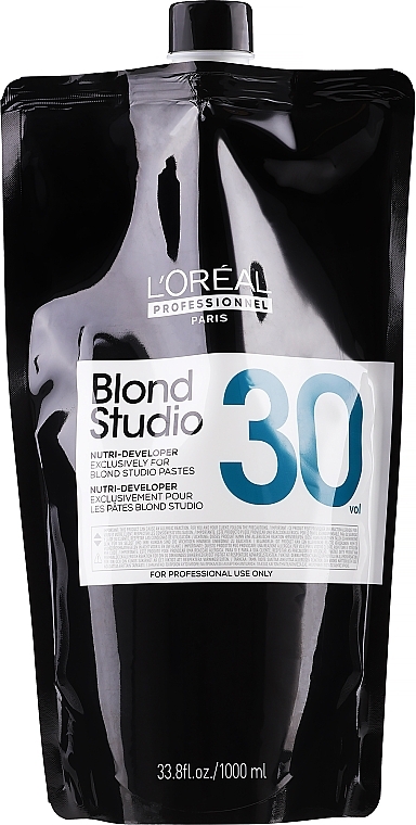 Spezial Entwickler für blondierte Haare 9% - L'Oreal Professionnel Blond Studio Creamy Nutri-Developer Vol.30 — Foto N1