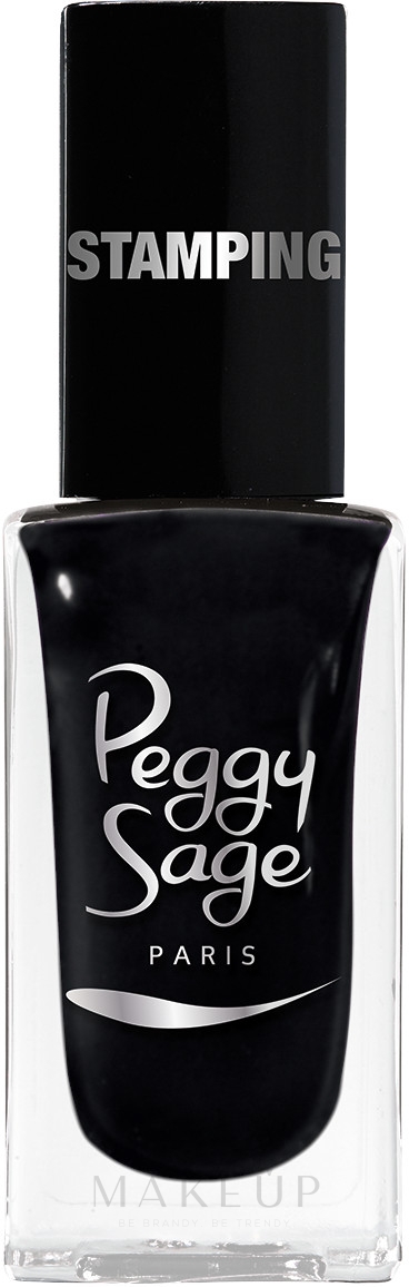 Nagellack - Peggy Sage Nail Lacquer Stamping — Bild Black