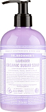 Düfte, Parfümerie und Kosmetik Flüssige Zuckerseife Lavendel für Gesicht, Körper, Haar und Hände - Dr. Bronner’s Organic Sugar Soap Lavender