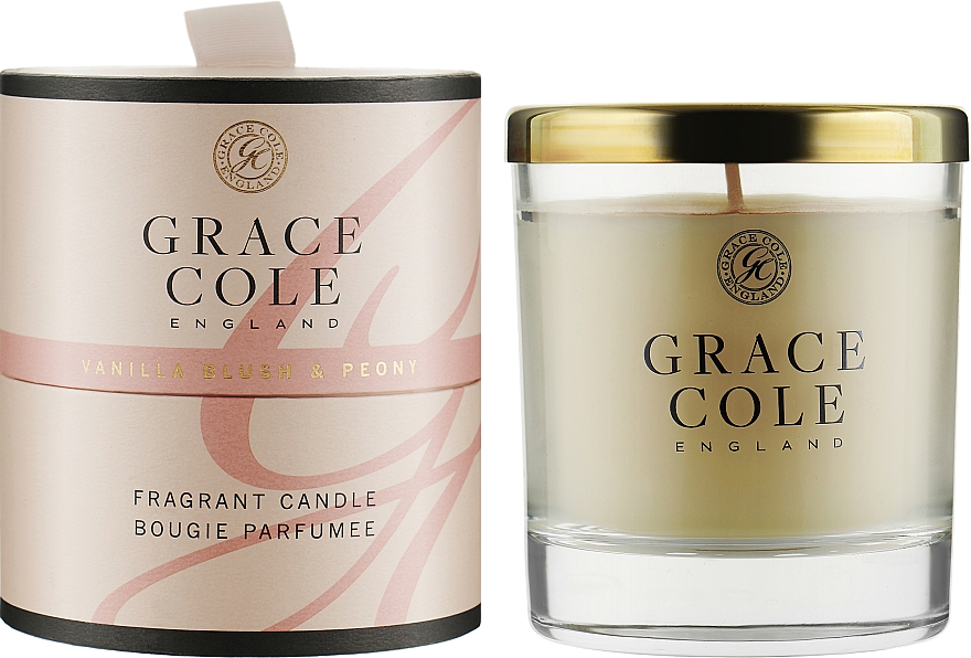 Duftkerze Vanilleblüte und Pfingstrose - Grace Cole Vanilla Blush & Peony — Bild N3