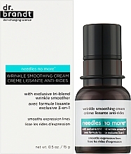 Glättende Gesichtscreme mit Rizinusöl - Dr. Brandt Needles No More Instant Wrinkle Relaxing Cream — Bild N2